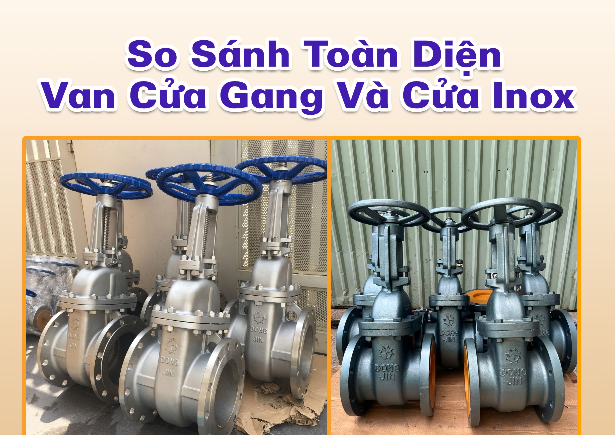 So Sánh Toàn Diện Van Cửa Gang Và Inox – Đâu Là Giải Pháp Tối Ưu?