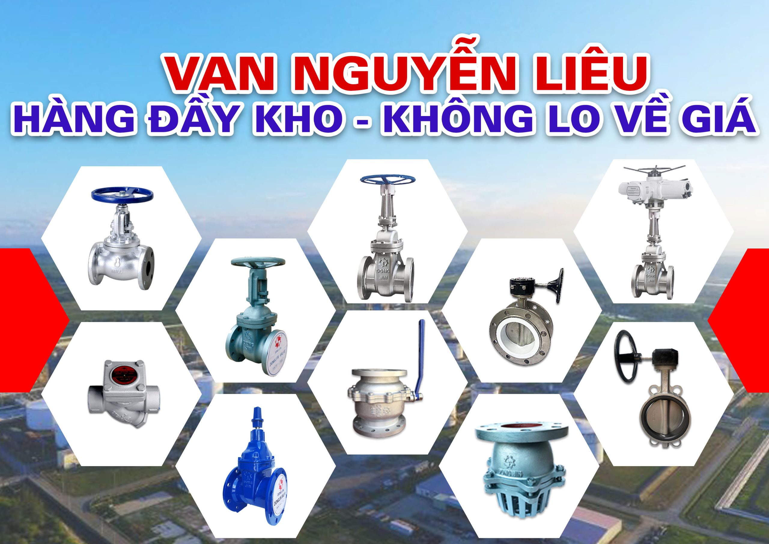 Nhắc Về Van công nghiệp – Nghĩ ngay  Tới Nguyễn Liêu: “Hàng đầy kho – Không lo về giá”