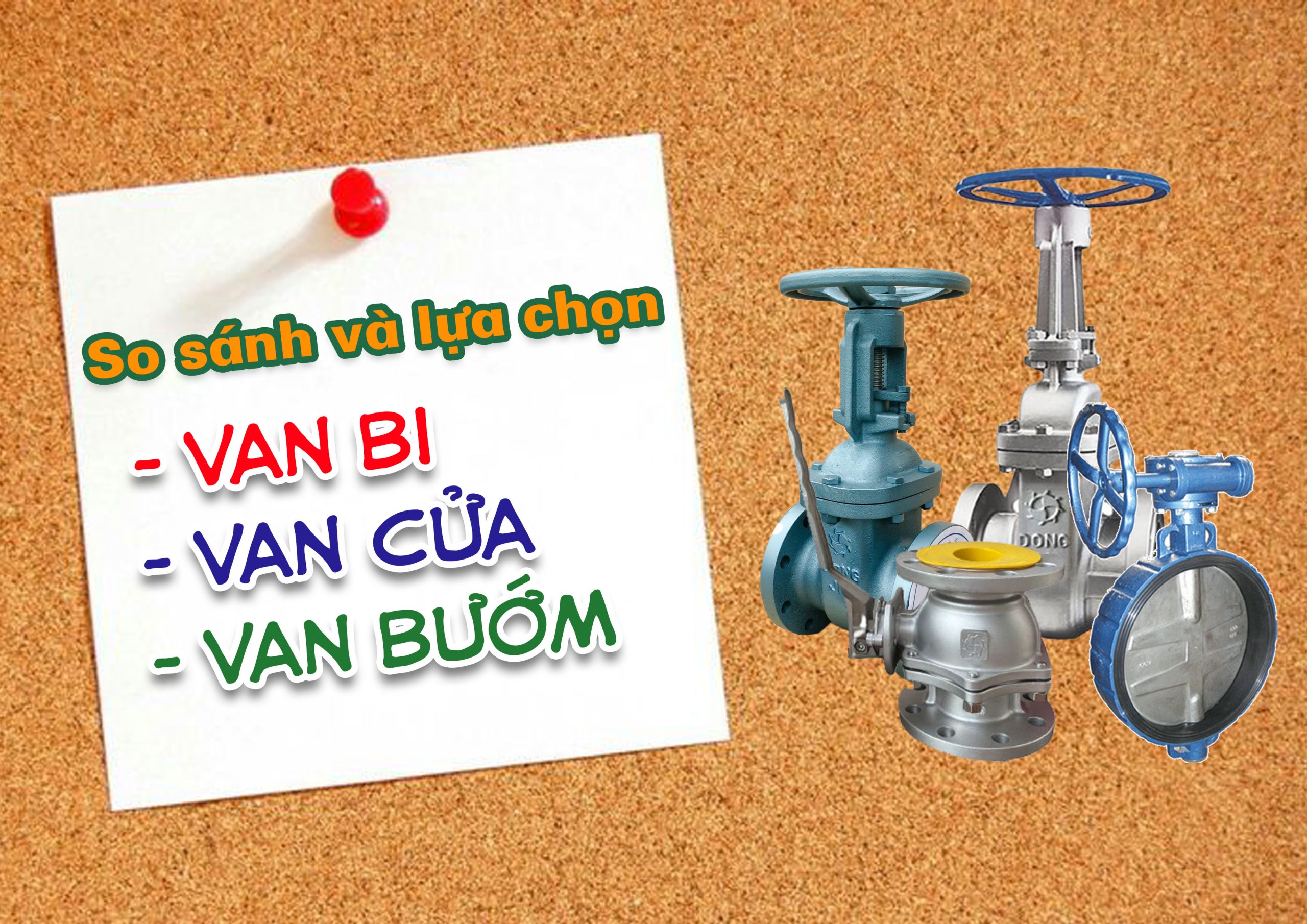 Van bi, van bướm, van cổng: So sánh và lựa chọn van công nghiệp đúng cách
