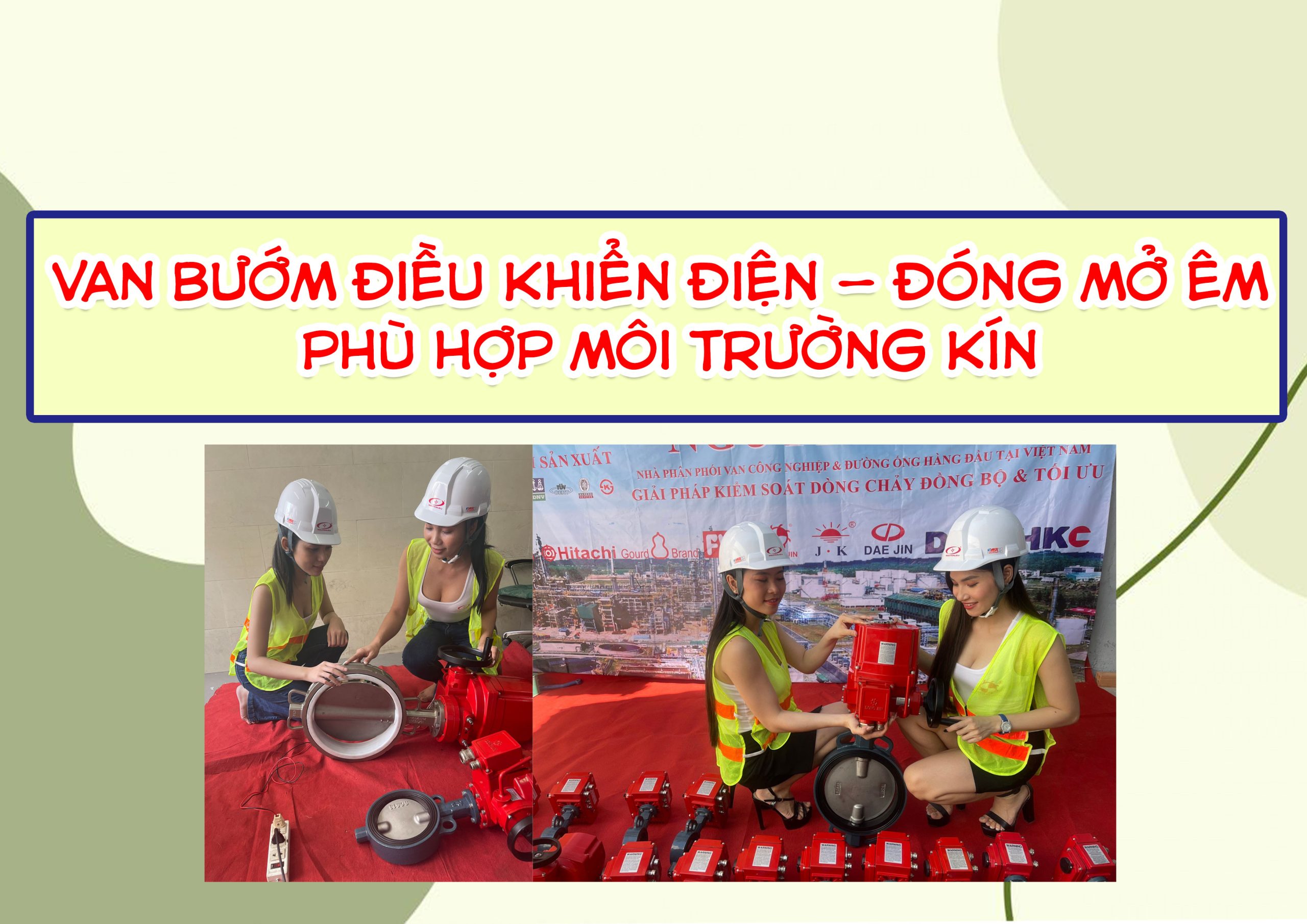 Van bướm điều khiển điện – đóng mở êm, phù hợp môi trường kín