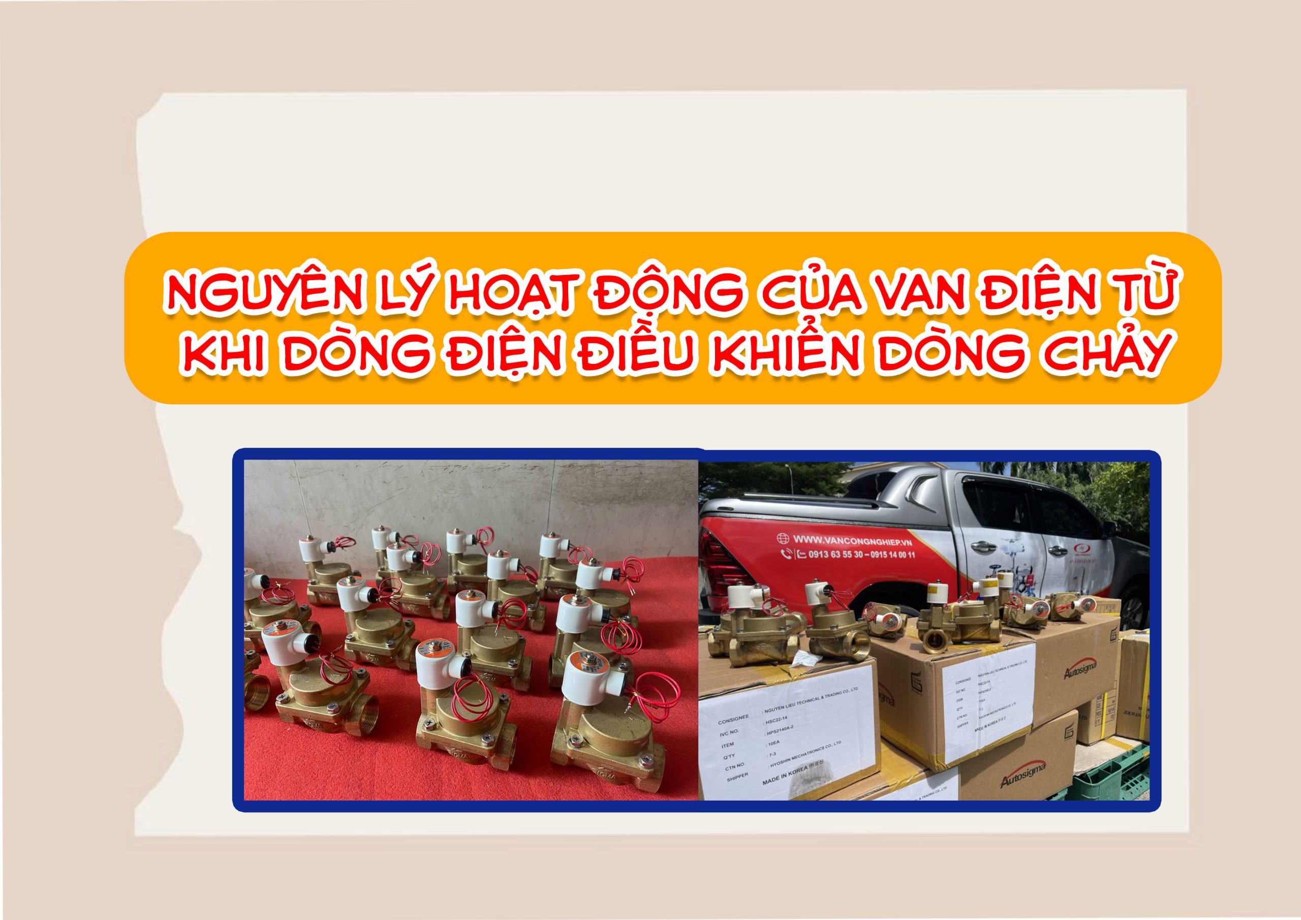 Nguyên lý hoạt động của van điện từ – khi dòng điện điều khiển dòng chảy