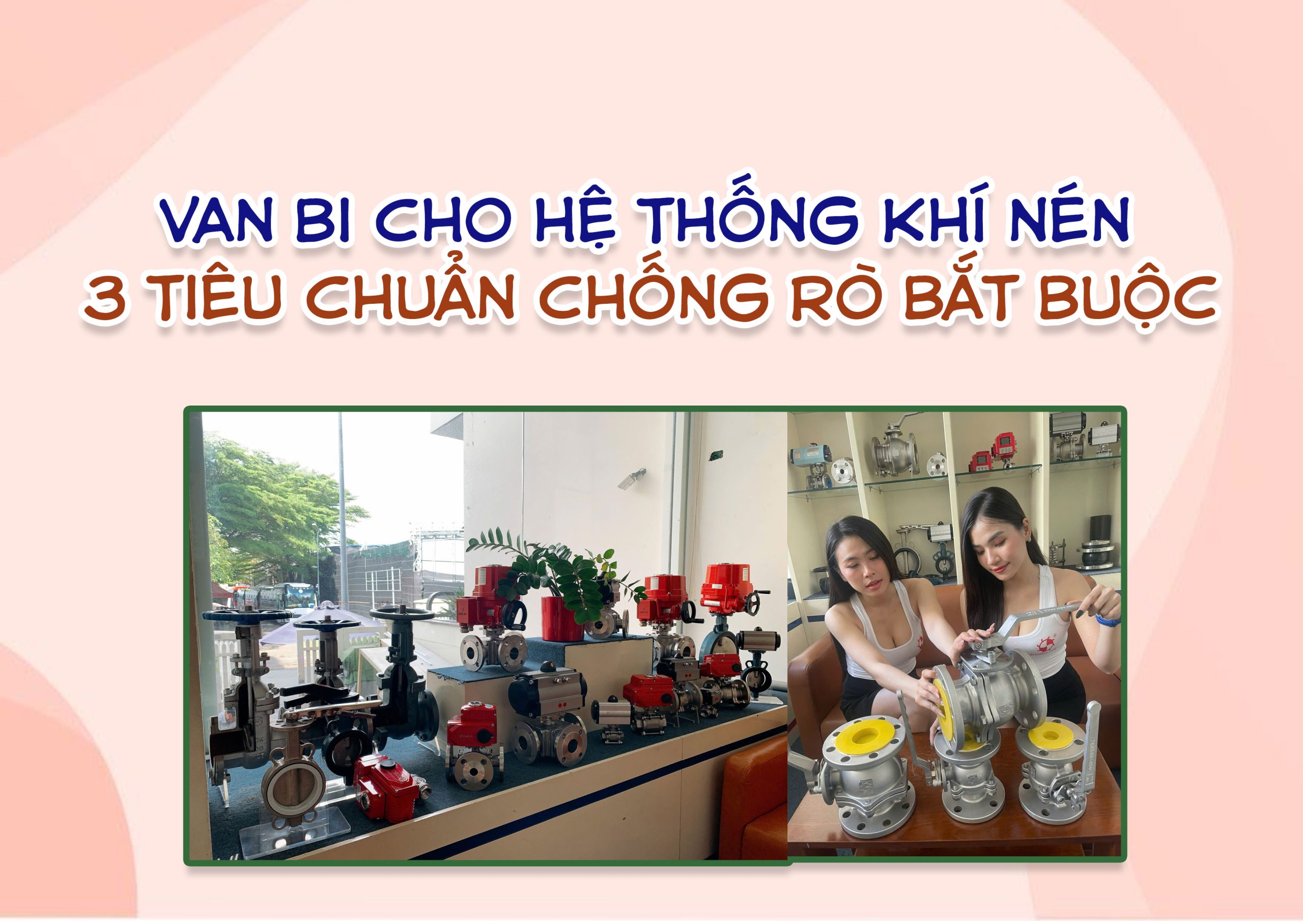Van bi cho hệ thống khí nén – 3 tiêu chuẩn chống rò bắt buộc