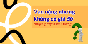 Van nặng nhưng không có giá đỡ – chuyện gì xảy ra sau 6 tháng?