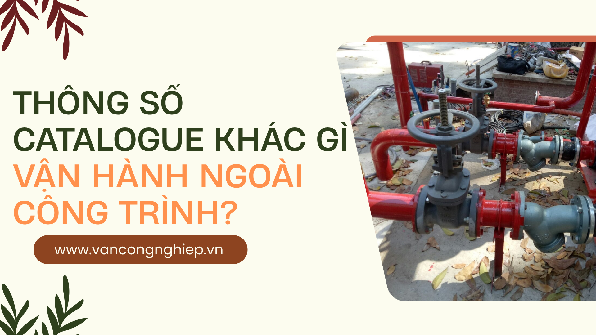Thông số catalogue khác gì vận hành ngoài công trình?