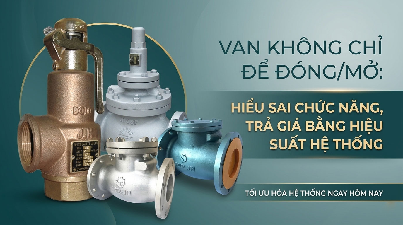 Van không chỉ để đóng/mở: Hiểu sai chức năng, trả giá bằng hiệu suất hệ thống