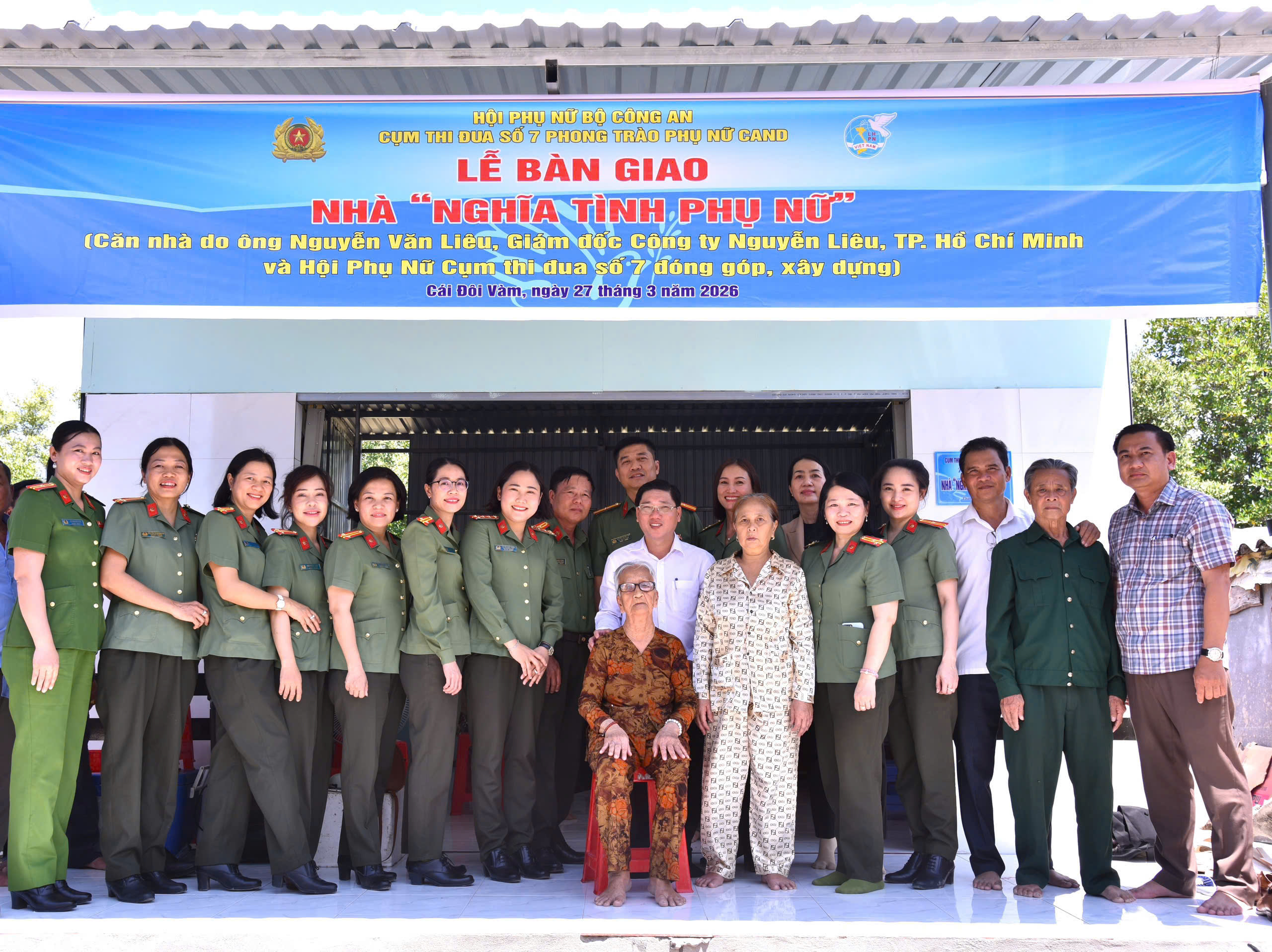 Công ty Nguyễn Liêu trao tặng “Nhà Nghĩa Tình Phụ Nữ” cho gia đình bà Nguyễn Thị Măng tại Cà Mau