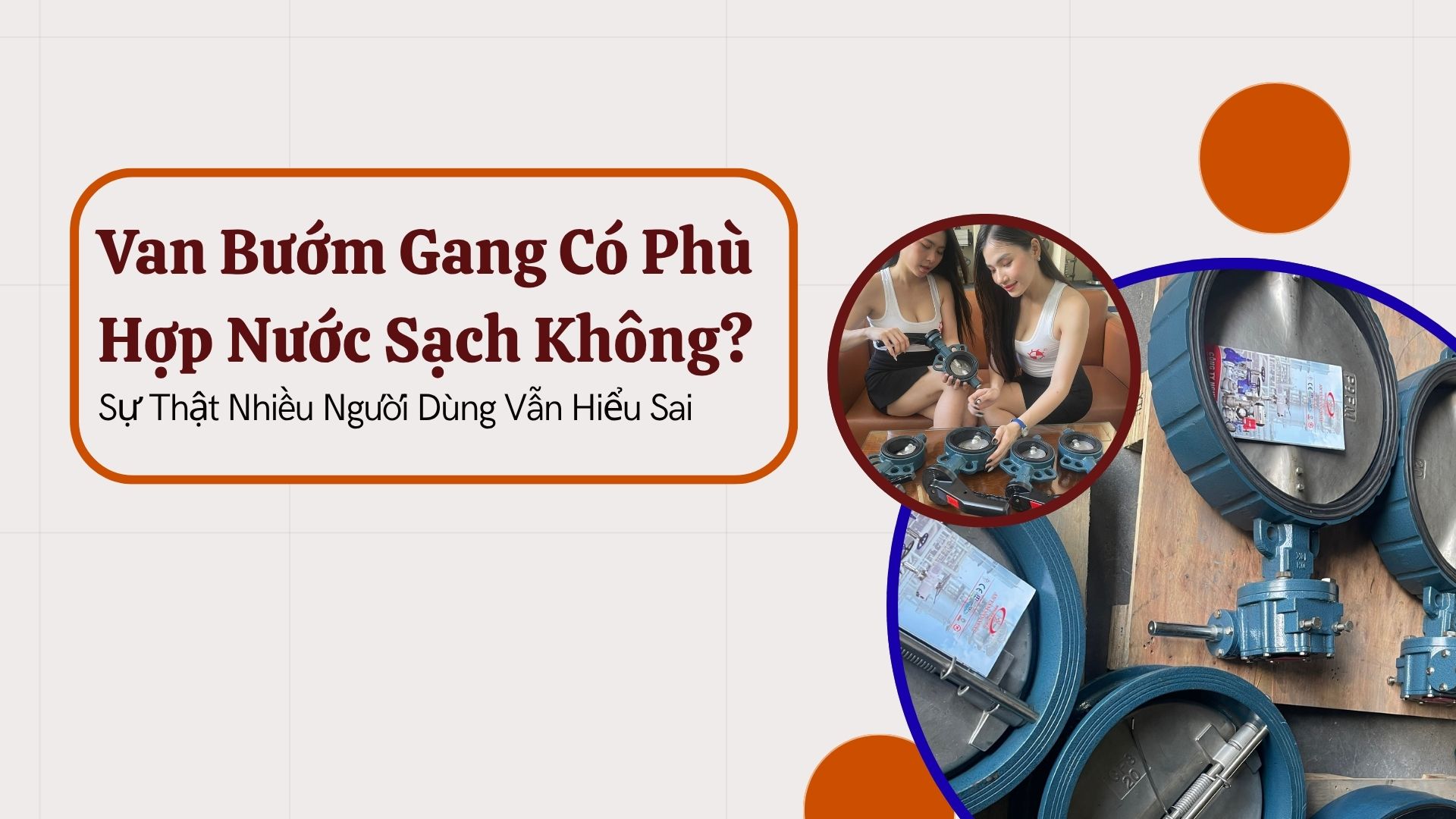 Van Bướm Gang Có Phù Hợp Nước Sạch Không? Sự Thật Nhiều Người Dùng Vẫn Hiểu Sai
