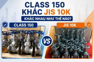 Class 150 khác JIS 10K như thế nào?