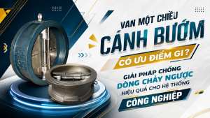 Van Một Chiều Cánh Bướm Có Ưu Điểm Gì? Giải Pháp Chống Dòng Chảy Ngược Hiệu Quả Cho Hệ Thống Công Nghiệp