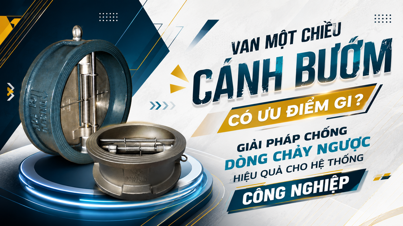 Van Một Chiều Cánh Bướm Có Ưu Điểm Gì? Giải Pháp Chống Dòng Chảy Ngược Hiệu Quả Cho Hệ Thống Công Nghiệp
