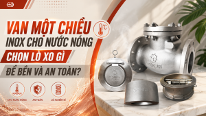 Van Một Chiều Inox Cho Nước Nóng – Chọn Lò Xo Gì Để Bền Và An Toàn?