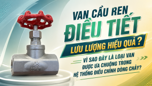Van Cầu Ren Điều Tiết Lưu Lượng Hiệu Quả ? Vì Sao Đây Là Loại Van Được Ưa Chuộng Trong Hệ Thống Điều Chỉnh Dòng Chảy?
