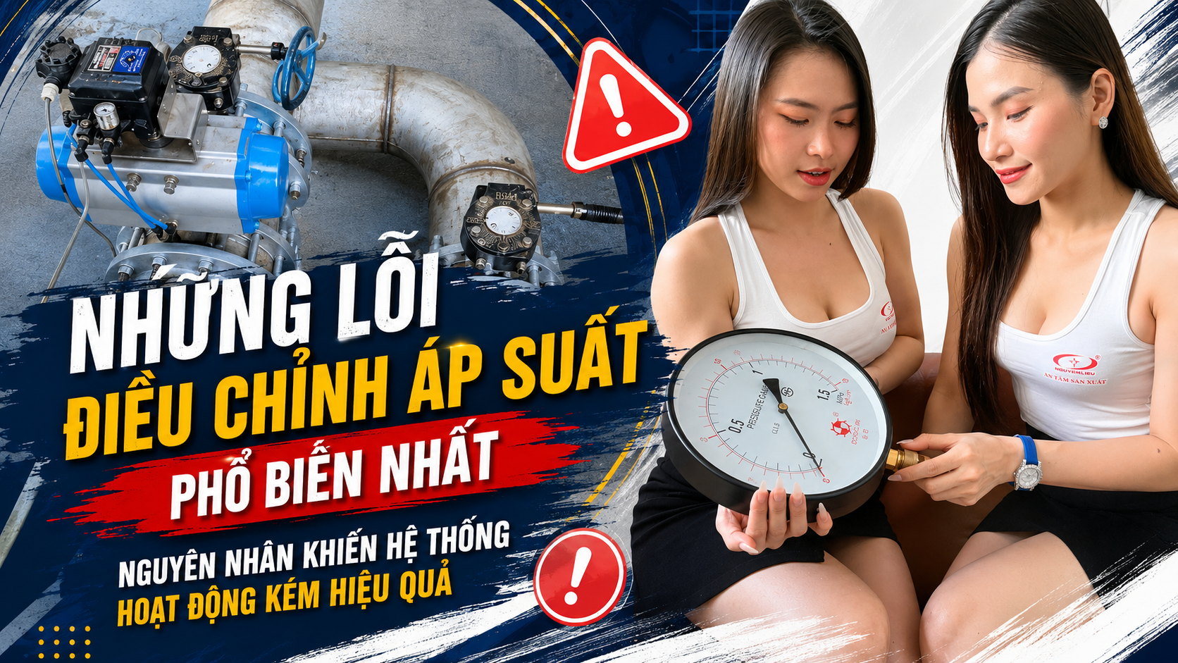 Những Lỗi Điều Chỉnh Áp Suất Phổ Biến Nhất – Nguyên Nhân Khiến Hệ Thống Hoạt Động Kém Hiệu Quả