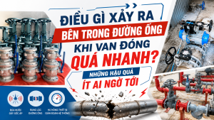 Điều Gì Xảy Ra Bên Trong Đường Ống Khi Van Đóng Quá Nhanh?  Những Hậu Quả Ít Ai Ngờ Tới