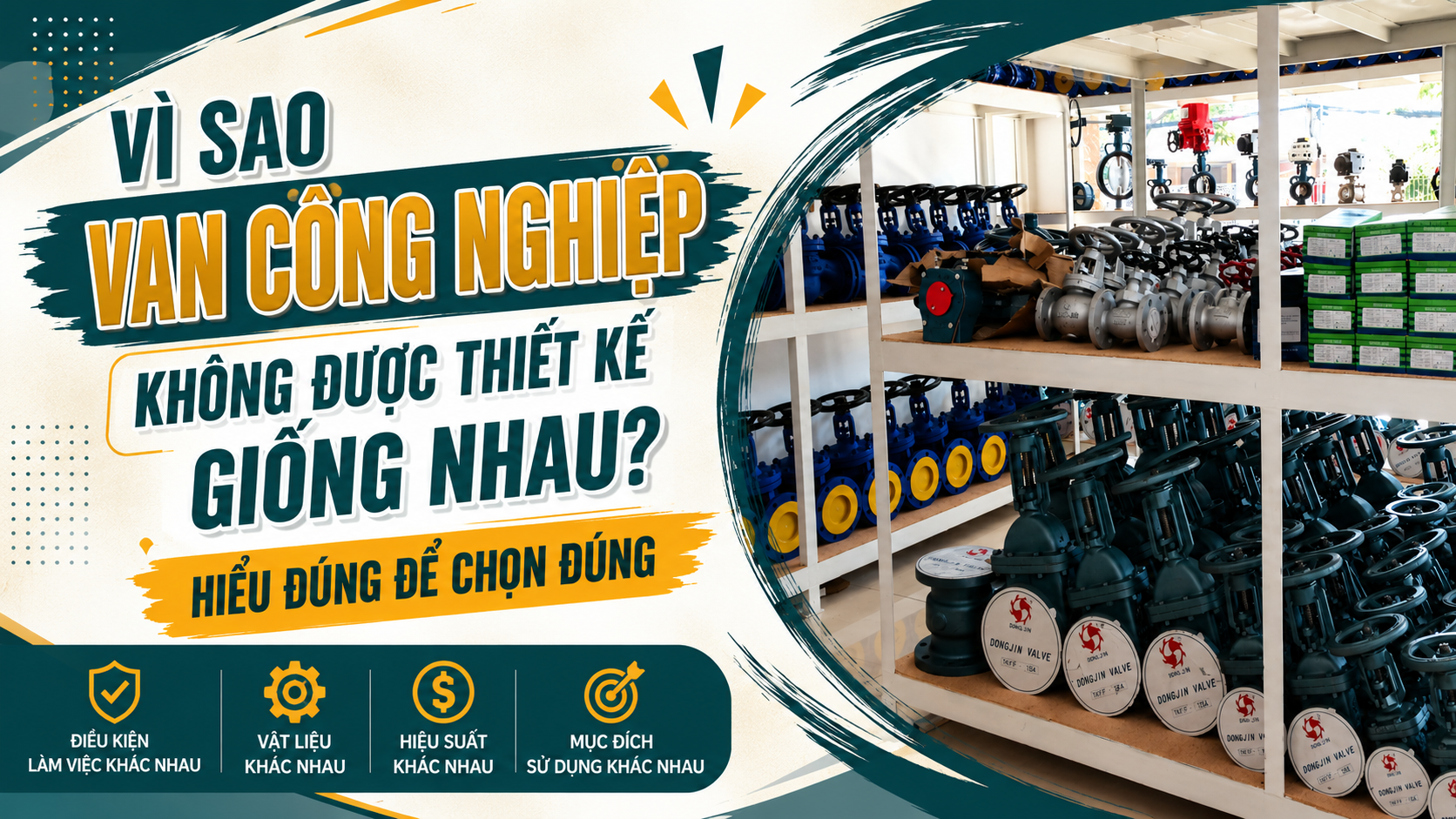 Vì Sao Van Công Nghiệp Không Được Thiết Kế Giống Nhau? Hiểu Đúng Để Chọn Đúng