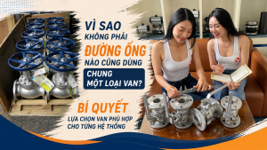 Vì Sao Không Phải Đường Ống Nào Cũng Dùng Chung Một Loại Van? Bí Quyết Lựa Chọn Van Phù Hợp Cho Từng Hệ Thống