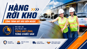 Hàng Rời Kho, Công Trình Bắt Đầu Đếm Ngược: Khi Tiến Độ Phụ Thuộc Vào Từng Mét Ống, Từng Chiếc Va