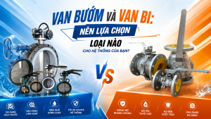 Van bướm và van bi: Nên lựa chọn loại nào cho hệ thống của bạn?