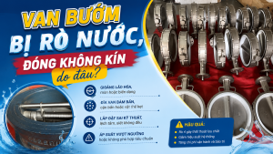 Van bướm bị rò nước, đóng không kín do đâu?